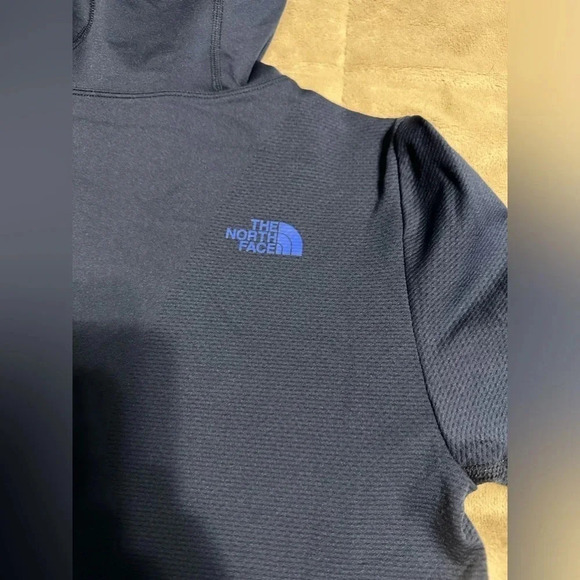 The North Face Quarter Zip Pullover Women’s Size Small Blue Athletic Running - Picture 6 of 8